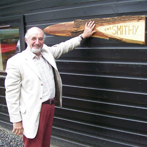 Ron Smith at The Smithy Sign presentation on 2008