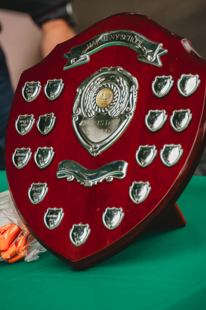 Sports day 2026-32 The shield displaying the winners of our Sports Day